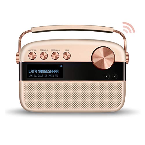 Product Cover Saregama Carvaan 2.0 Portable Digital Music Player - Sound by Harman/Kardon (with 20,000 Songs) (with WiFi, Rose Gold Color)