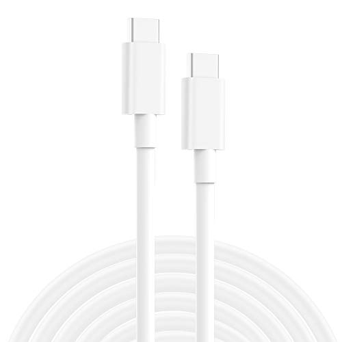 Product Cover USB C to USB C Charging Cable, Cord Replacement for MacBook Pro, New MacBook Air, 2018 iPad Pro 12.9, 11, Google Pixel 2/3/2 XL/3 XL, Nexus 6P, All PD USB C Charger, USB-IF, 6.6ft