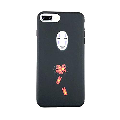 Product Cover for iPhone Xs Max Case, for iPhone Xs Max Cover, Cute Japan Cartoon Anime My Neighbor Totoro Soft Silicone Case Cover for iPhone Xs Max XR 6S 7 8 Plus (No Face Man, for iPhone Xs Max)