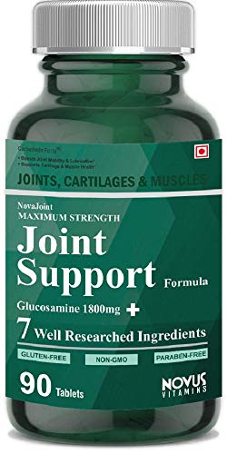 Product Cover Carbamide Forte Joint Support Supplement with Glucosamine 1800mg, Chondroitin 450mg, MSM 1005mg, Boswellia 150mg & 4 Ingredients Per Serving | Joint Pain Supplement - 90 Tablets