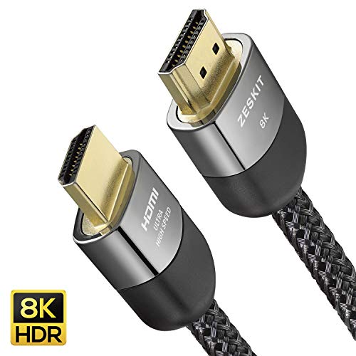 Product Cover 3ft 8K HDMI 2.1 Ultra High Speed 48Gbps Cable Compatible with Apple TV Roku Netflix Playstation Xbox One X Samsung Sony LG