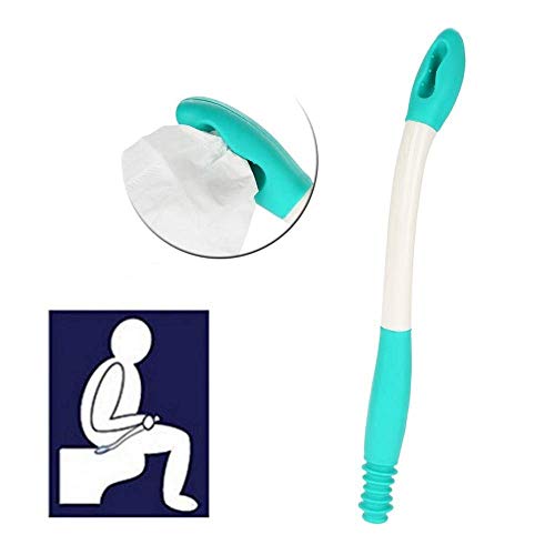 Product Cover Self Wipe Assist Bottom Wiping Toilet Aid Self Wipe Assist Tissue Holder Tool Long Reach Toilet Tissue Grip Motion Assistance Supplies