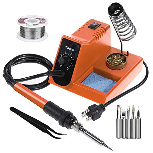 Product Cover Vastar Soldering Iron - Soldering Iron Station, Anti-Static Soldering Iron Station Kit with On-Off Switch Temperature Adjustable