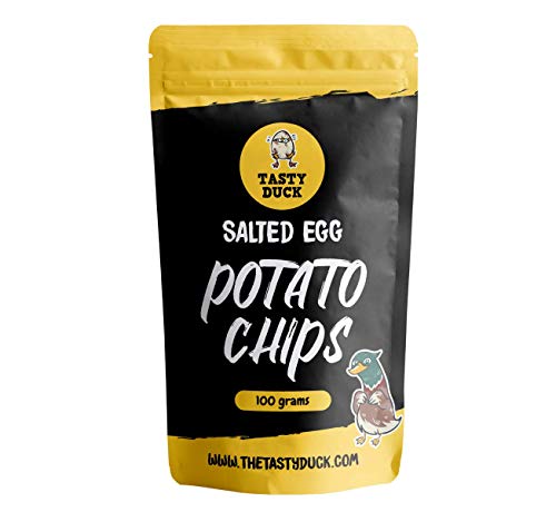 Product Cover Tasty Duck SALTED EGG Potato Chips Crisps - EXTREME Salted Egg Flavor (BONUS: BUY 1 GET 1 FREE)