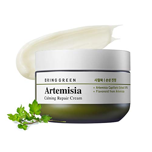 Product Cover BRING GREEN Artemisia Calming Repair Cream 75ml - Redness Relief Skin Soothing & Moisturizing Facial Cream, Mild Salicylic Acid Natural Ingredients Skin Care, for Senstive & Damaged Skin