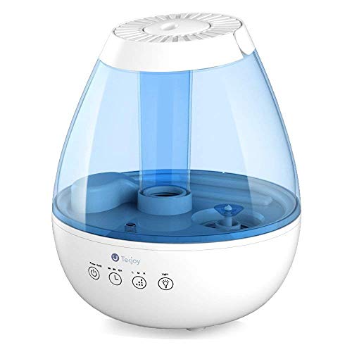 Product Cover Tekjoy Cool Mist Humidifiers, Premium Ultrasonic Air Humidifier for Large Bedroom and Baby, Whisper Quiet, Auto Shut-Off, Touch Panel, 360° Nozzle, Timer, 2.5L Lasts Up to 24 Hrs
