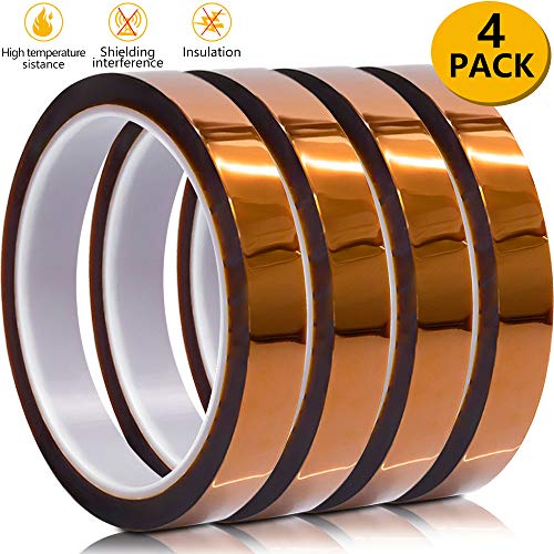 Product Cover Heat Resistant Tape, Kapton Tape for Masking, Soldering, Protecting Circuit Board, Cellphone Data line and Battery