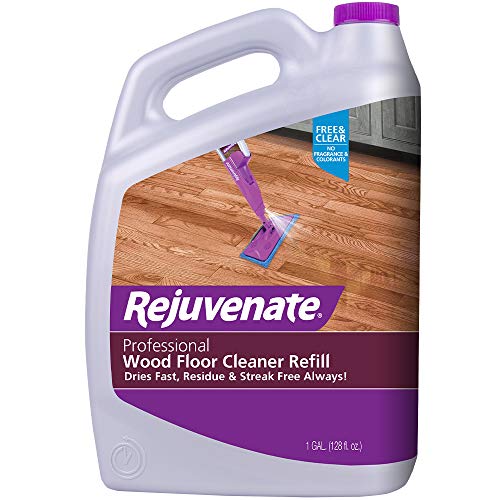 Product Cover Rejuvenate High-Performance Professional Hardwood Floor Cleaner Streak-Free Formula Eliminates The Toughest Dirt and Grime with Little Effort 128oz