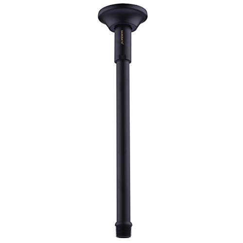 Product Cover HANEBATH Brass 12 Inch Ceiling Mount Shower Arm and Flange, Matte Black