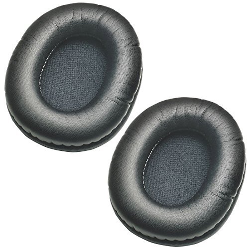 Product Cover Replacement Protein Leather Earpads Ear Cushion for SteelSeries Arctis 3 5 7 Arctis Pro Gaming Headset Headphones ATH-M40fs & Similar Large Over-The-Ear Headphones (1 Pair)