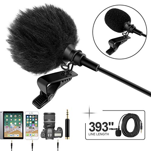 Product Cover Professional Grade Lavalier Lapel Microphone ­ Omnidirectional Mic 393