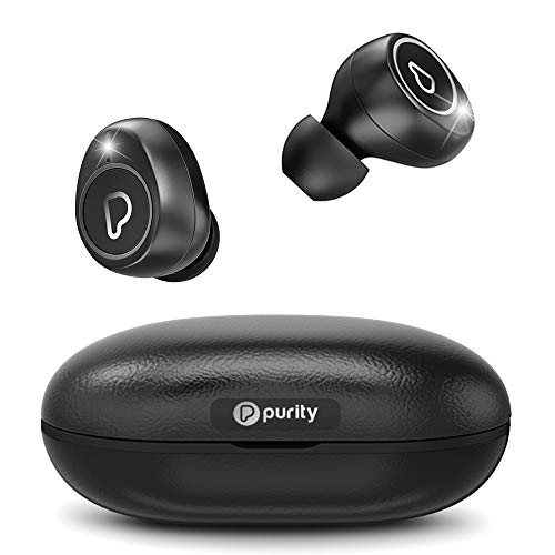 Product Cover Purity True Wireless Earbuds with Immersive Sound, Bluetooth 5.0 Earphones in-Ear with Charging Case Easy-Pairing Stereo Calls/Built-in Microphones/IPX5 Sweatproof/Pumping Bass for Sports,Workout,Gym