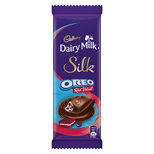 Product Cover Cadbury Dairy Milk Silk Oreo Red Velvet Chocolate Bar, 60 grams pack - Vegetarian - india