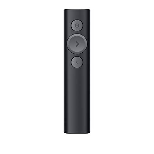 Product Cover Logitech Spotlight Presentation Remote - Advanced Digital Highlighting with Bluetooth, Universal Presenter Clicker, 30M Range and Quick Charging - Black