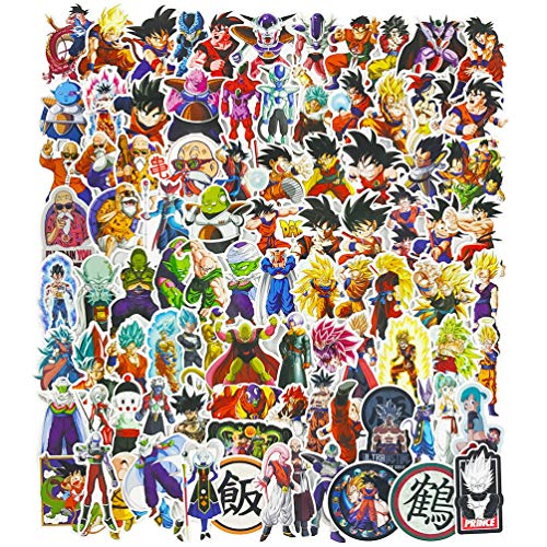 Product Cover Dragon Ball Z Stickers 100pcs Pack for Cars MacBook Phone Anime Laptop Vinyl Stickers Decals