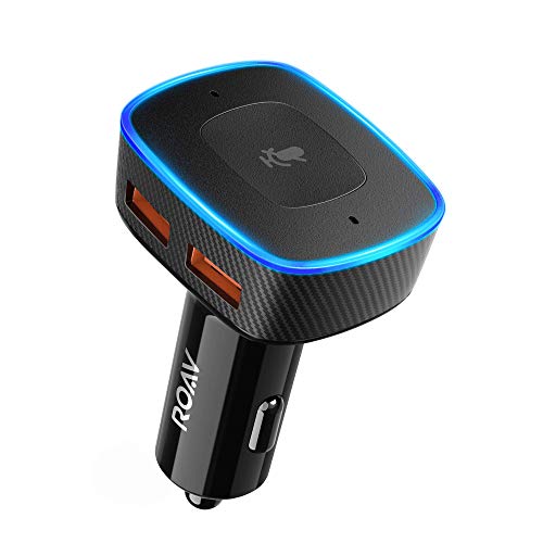 Product Cover Roav Viva by Anker, Alexa-Enabled 2-Port USB Car Charger in-Car Navigation, Voice Initiated Calling, and Music Streaming. Compatible with Android Phones and iPhone (Renewed)