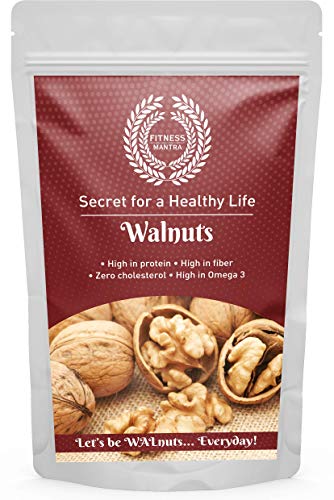 Product Cover Fitness Mantra Kashmiri Walnuts Without Shell Pouch, 250 g