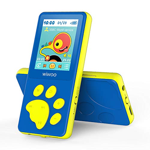 Product Cover Wiwoo MP3 Player for Kids, Portable Music Player with FM Radio Video Games Sleep Timer Voice Recorder, 1.8