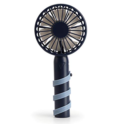 Product Cover Cabf Handheld Fan, USB Fan, Portable Fan with 1200mAh Battery Capacity,3 Adjustable Wind Speed for Indoor or Outdoor Traveling (Navy)