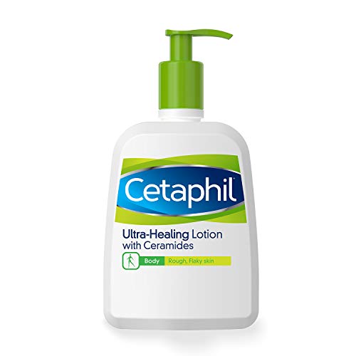 Product Cover Cetaphil Ultra-Healing Lotion with Ceramides for Dry, Rough, Flaky Skin, 16 oz. Bottle