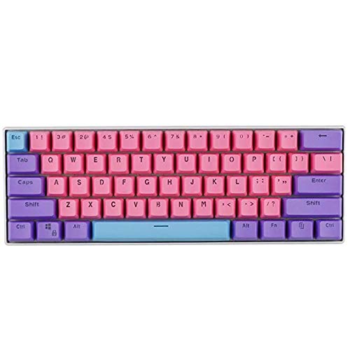 Product Cover Taide 61 Key ANSI Layout OEM Profile PBT Thick Keycaps for 60% Mechanical Keyboard (Color 31)