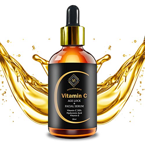 Product Cover MOUNTAINOR ADVANCED VITAMIN C SERUM 30GM WITH HYALURONIC ACID FERULIC ACID GOTU KOLA AND ALOE VERA FOR ANTI AGING,SKIN WHITENING FOR ACNE PRONE SKIN, HELPS IN ENHANCES COMPLEXION AND BOOSTS COLLAGEN.