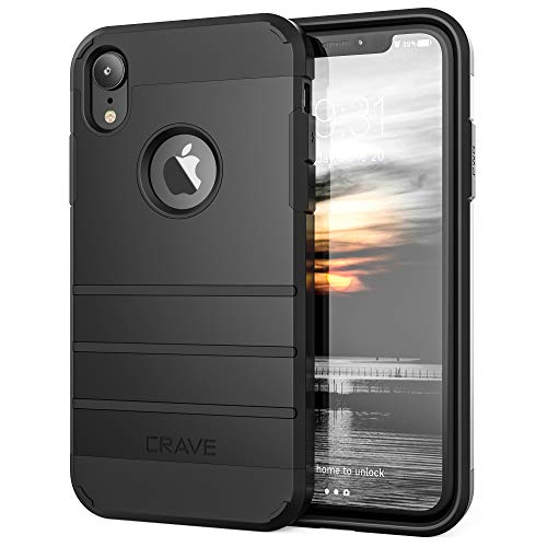 Product Cover iPhone XR Case, Crave Strong Guard Protection Series Case for Apple iPhone XR (6.1 inch) - Black