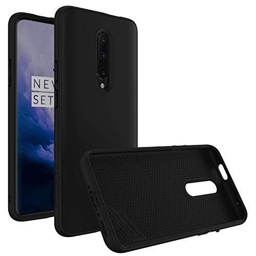 Product Cover RhinoShield Case for OnePlus 7 Pro [SolidSuit] | Shock Absorbent Slim Design Protective Cover with Premium Matte Finish [3.5M/11ft Drop Protection] - Classic Black