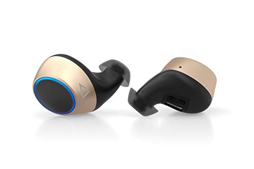 Product Cover Creative Outlier Gold TWS True Wireless Sweatproof Earphones with Software Super X-Fi, Bluetooth 5.0, aptX/AAC, Long Battery Life 39hrs Total, 14hrs Per Charge, Siri/Google Assistant (Gold)