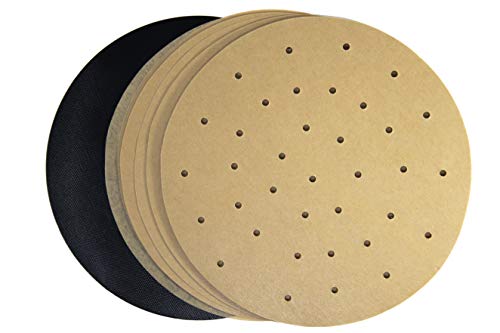 Product Cover Air Fryer Round Parchment Paper Sheets Compatible with Costway, Cozyna, Cusinaid, Della, Emerald, Farberware, Flexzion, Chulux +More | Perforated Unbleached Paper Liners