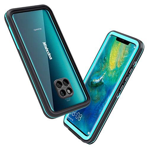 Product Cover Mishcdea Waterproof Case for Huawei Mate 20 Pro, Shockproof Snowproof Dirtproof Full Body Protective Case Only for Huawei Mate 20 Pro (Blue)