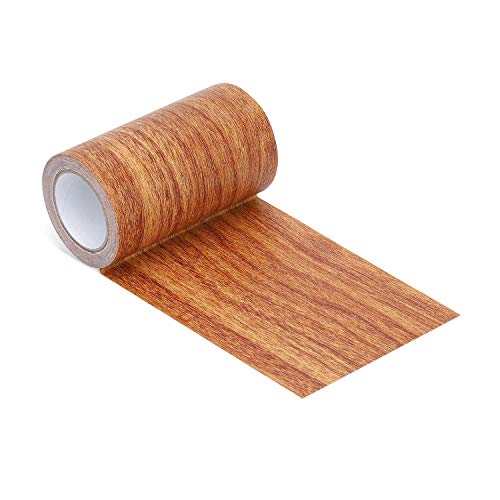 Product Cover Repair Tape Patch Wood Grain Patterned for Furniture Door Craft (Red Oak)