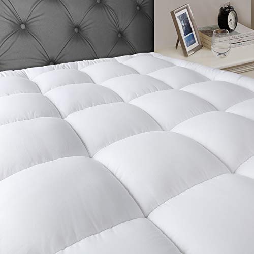 Product Cover JEAREY King Mattress Pad Cover Stretches up 8-21