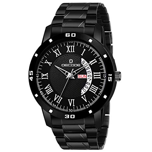 Product Cover Decode EX5042 All Analogue Black Day and Date Chain Watch