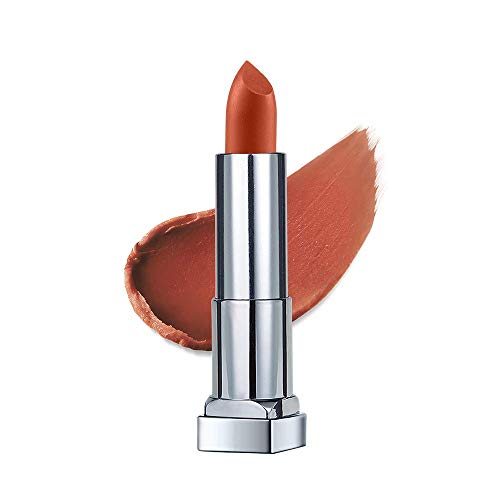 Product Cover Maybelline New York Color Sensational Creamy Matte Lipstick, The Bricks- City Heat Collection, Brooklyn Bare, 3.9g
