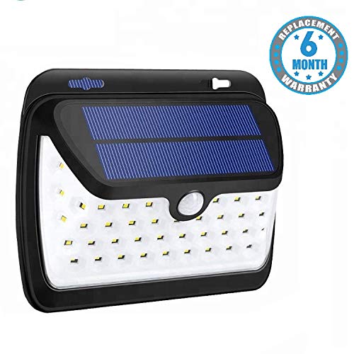 Product Cover Voroly Motion Sensor Waterproof 38 LED Solar Light Solar Powered LED Garden Light White Light Outdoor Emergency Wall Lamp