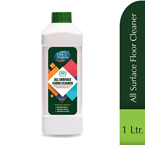 Product Cover Care And Hygiene Marble And Tile Cleaner 1 Ltrs, Green, Removes Heavy Stains on Marble,Tiles,Ceramics. Acid Free