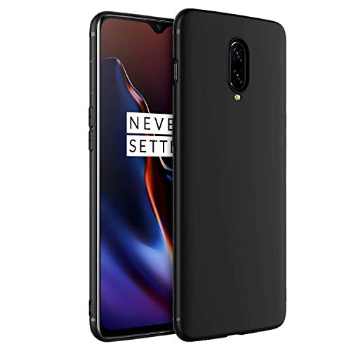 Product Cover Tarkan Royal Ultra Slim Flexible Soft Back Case Cover for OnePlus 7 (Black) 360 Degree Coverage