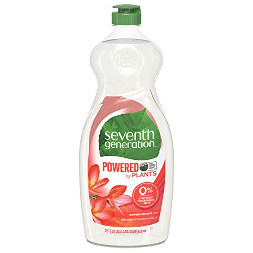 Product Cover Seventh Generation Dish Liquid Soap, Summer Orchard Scent, 22 Oz, Pack of 6