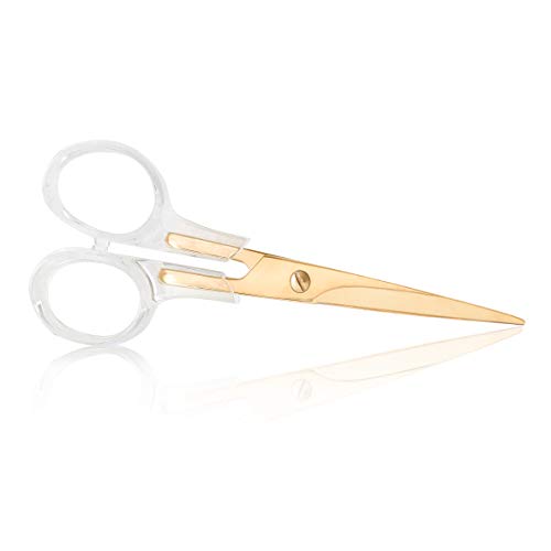 Product Cover SIRMEDAL Stylish Acrylic Gold Stainless Steel Premium Multipurpose Scissors for Office Home School Art Craft (6.5 Inch)
