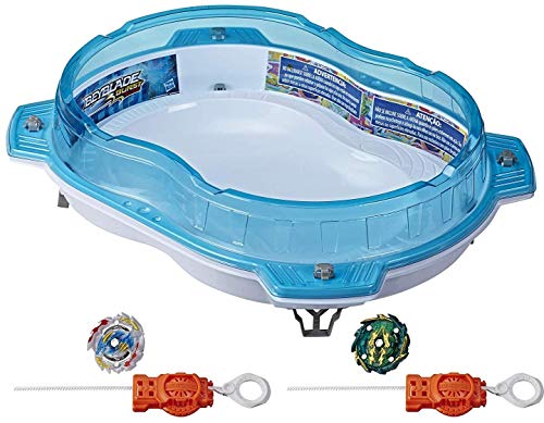 Product Cover BEYBLADE Burst Rise Hypersphere Vertical Drop Battle Set -- Complete Set with Beystadium, 2 Battling Top Toys & 2 Launchers, Ages 8 & Up
