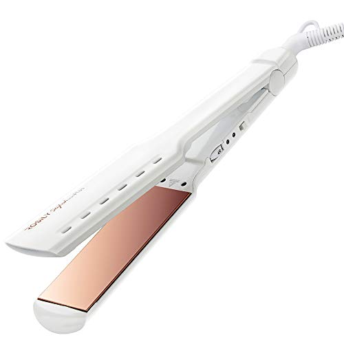 Product Cover Professional Salon Quality Flat Iron | 1.75'' Extra-Large Nano Titanium Plate Hair Straightener | Instant Heat Up, Dual Voltage Travel Hair Straightening Iron | Smooth Glide for All Hair Types