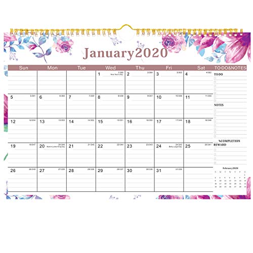 Product Cover Wall-Calendar-2020-15x10 Inches,Academic Monthly for School Year Teacher Office Calendars