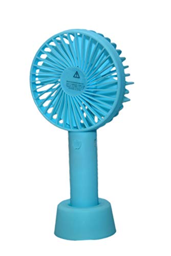 Product Cover JM Enterprises Portable Fan with stand arrangement and usb charging for cooling (Blue)