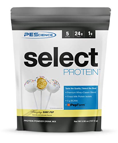 Product Cover PEScience Select Low Carb Protein Powder, Cake Pop, 5 Serving, Keto Friendly and Gluten Free