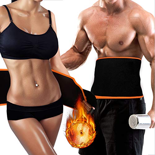 Product Cover VESAUR Waist Trimmer Trainer Belt for Women Men Weight Loss, Breathable Allergy-Free Sport Sweat Workout Slimming Body Shaper Sauna Exercise, Stomach Fat Burner Low Back and Lumbar Support, XL