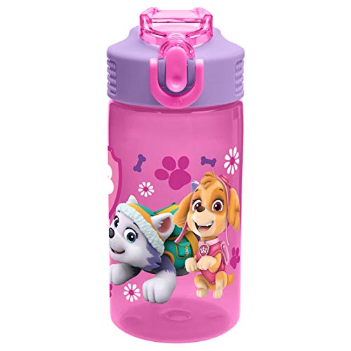 Product Cover Zak Designs Paw Patrol Reusable Plastic Water Bottle - Rubble, Chase, Skye & Everest