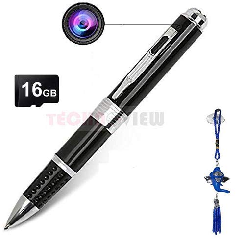 Product Cover Inovics Spy 4K Pen Camera with 1920px HD Video Audio Recording 12 Mega Pixel Lens with 16 GB Memory Card for Long Time Recording No Light Flashes While Recording