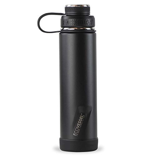Product Cover EcoVessel Insulated Water Bottle for Hot & Cold Up to 60 Hrs Drink Thermos - Trimax 