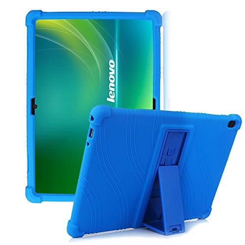 Product Cover HminSen Lenovo Smart Tab P10 Case, [Anti Slip] Protective Silicone Case Cover for Lenovo Tab M10 (TB-X605F) /P10 (TB-X705F) 10.1